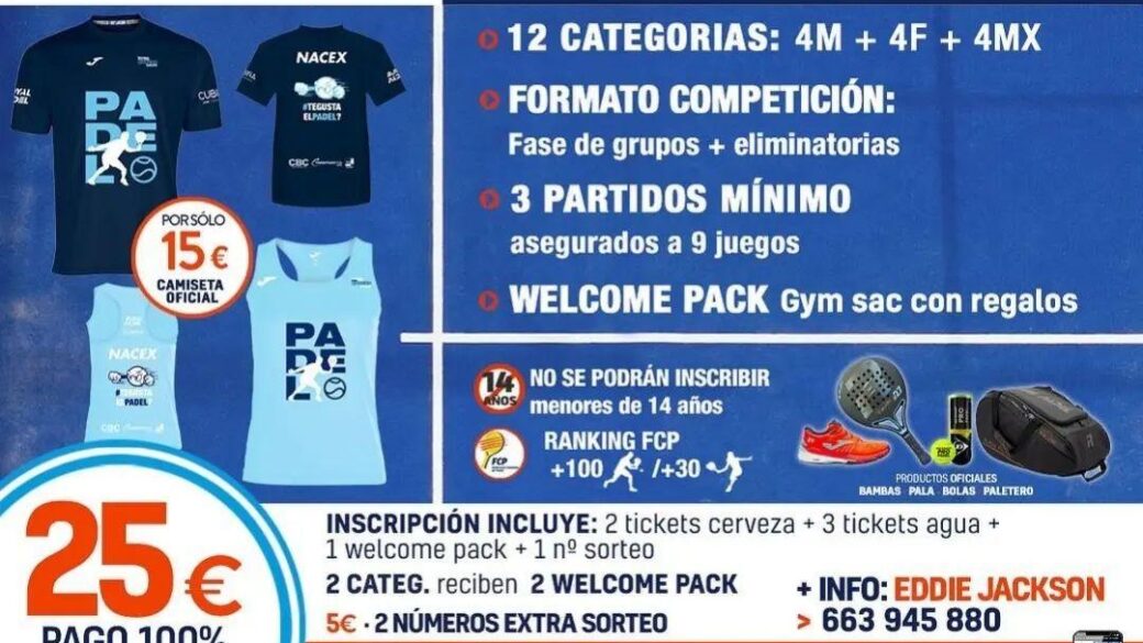 4º Torneo ORO Circuito Barcelona Padel Tour 22/23